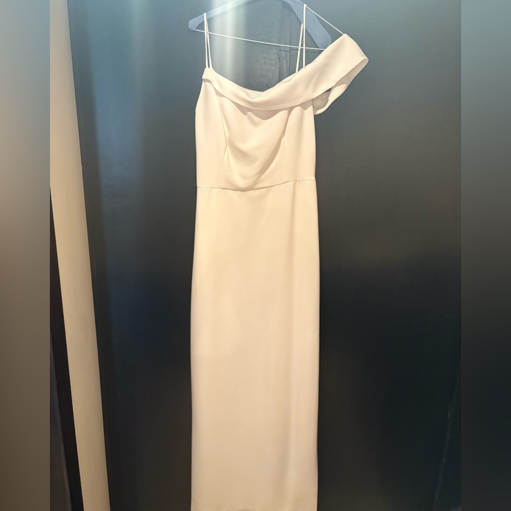 Elegant Off-Shoulder White Dress